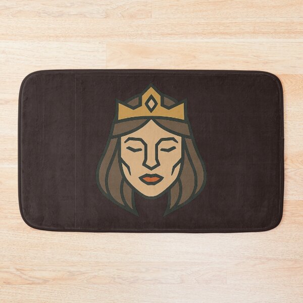 Item preview, Low-Poly Geometric Princess Head – Symmetrical Royal Design designed and sold by Bratak.