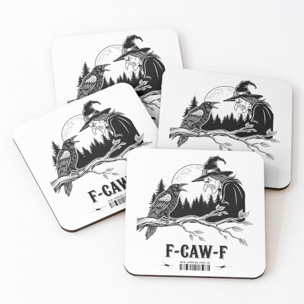 Item preview, F-CAW-F CROW HALLOWEEN WITCH FCAWF  designed and sold by justyna-s28.