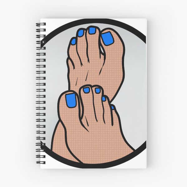 Artikelvorschau, Blaue Zehen entworfen und verkauft von SolefulStickers.