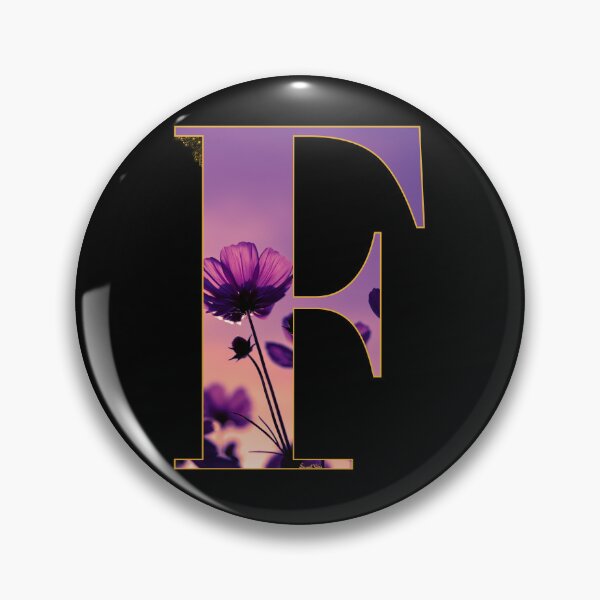Item preview, Letter F representing flowers designed and sold by Lilivibesunset.