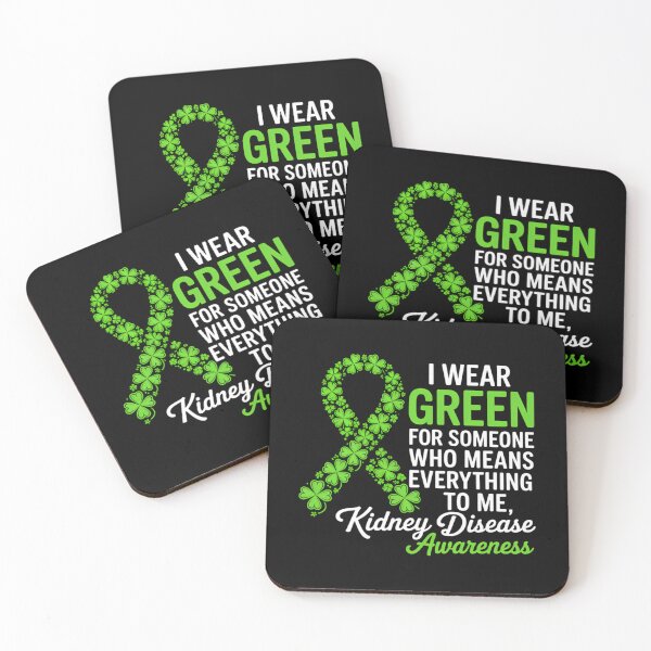 Item preview, I Wear Green for Kidney Disease Awareness Support Squad designed and sold by Sunset4Bones.