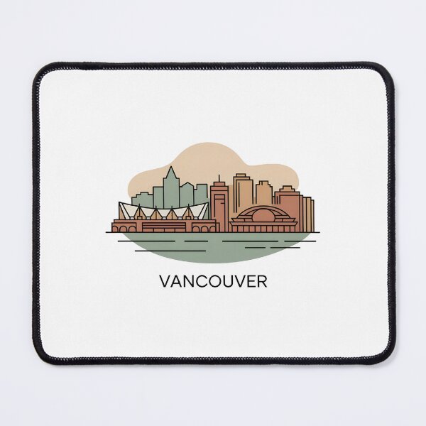 Item preview, Vancouver Skyline – Minimalist Earthy Travel Souvenir Design designed and sold by Paper Drip.