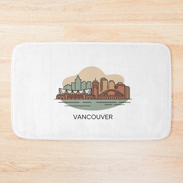 Item preview, Vancouver Skyline – Minimalist Earthy Travel Souvenir Design designed and sold by Paper Drip.
