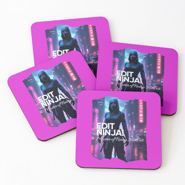 Item preview, Edit Ninja – Master of Fixing It in Post | Women’s Cyberpunk Editor Design designed and sold by jkleditor.