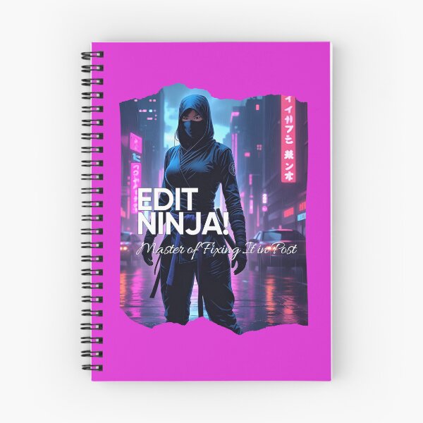 Item preview, Edit Ninja – Master of Fixing It in Post | Women’s Cyberpunk Editor Design designed and sold by jkleditor.