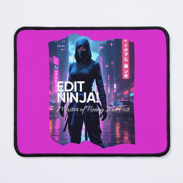 Item preview, Edit Ninja – Master of Fixing It in Post | Women’s Cyberpunk Editor Design designed and sold by jkleditor.