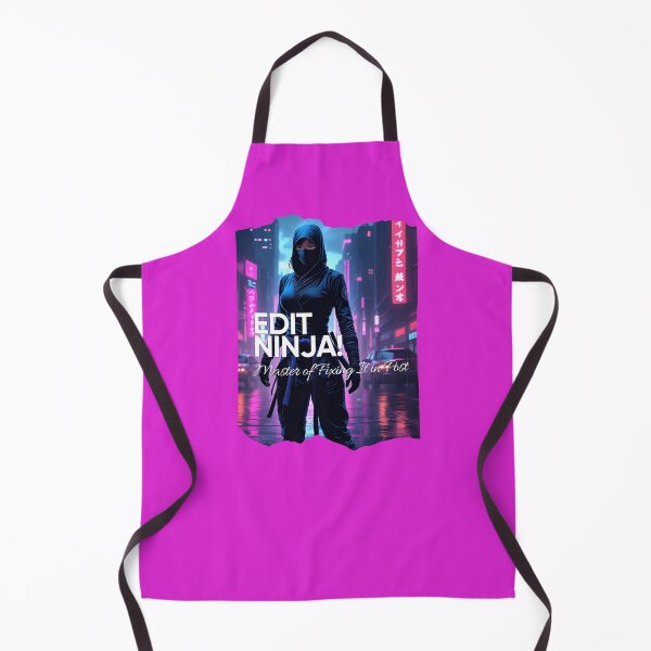 Item preview, Edit Ninja – Master of Fixing It in Post | Women’s Cyberpunk Editor Design designed and sold by jkleditor.