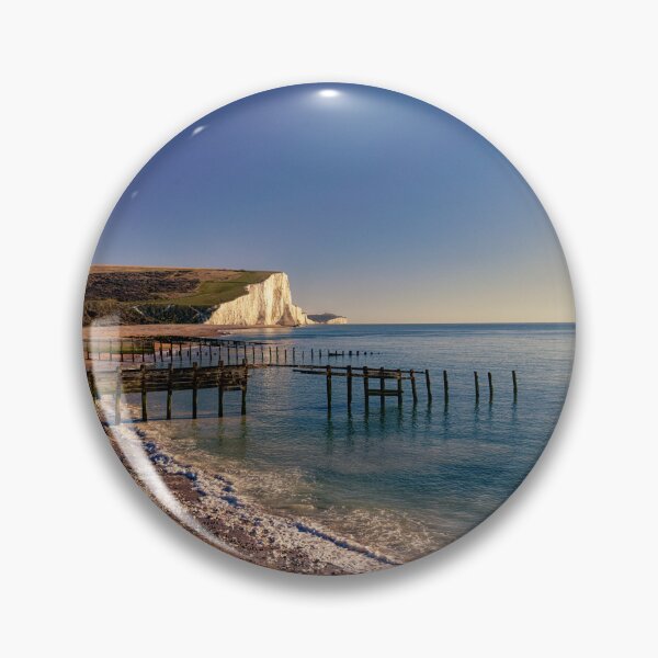 Item preview, Seven Sisters White Cliffs, Cuckmere Haven in East Sussex, England UK designed and sold by John Gilham - Landscape Photography.