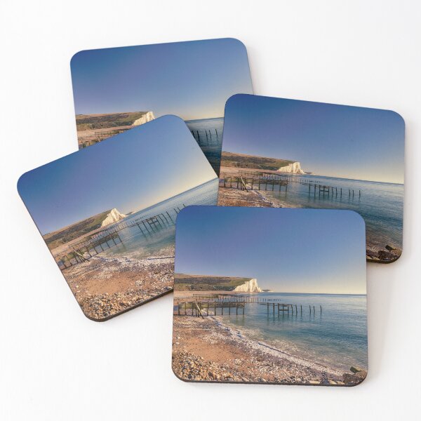 Item preview, Seven Sisters White Cliffs, Cuckmere Haven in East Sussex, England UK designed and sold by John Gilham - Landscape Photography.