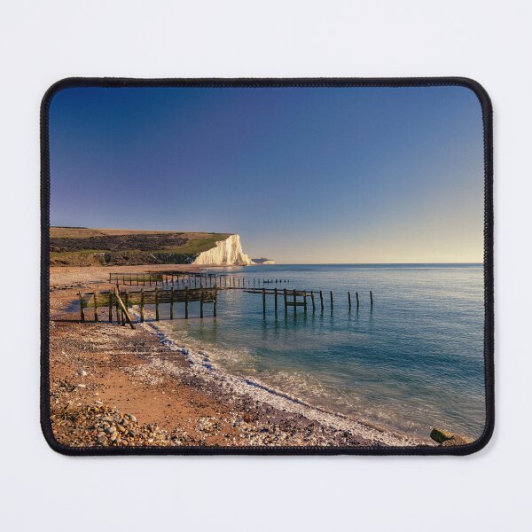 Item preview, Seven Sisters White Cliffs, Cuckmere Haven in East Sussex, England UK designed and sold by John Gilham - Landscape Photography.