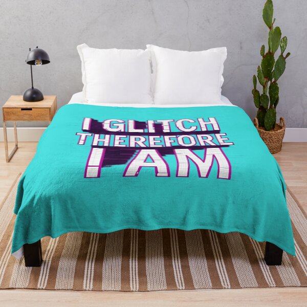 Item preview, I Glitch Therefore I Am Glitch designed and sold by ArtComixHaven.