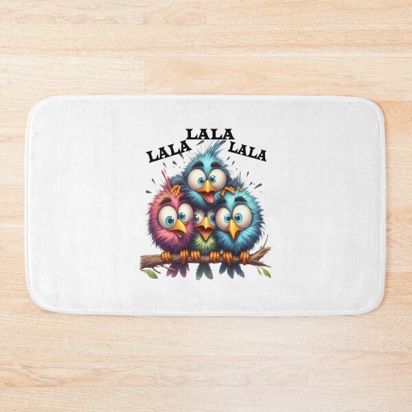 Item preview, Funny singing birds on a tree branch designed and sold by LoneAngel.