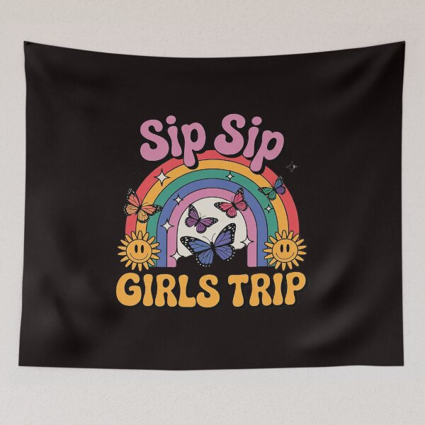 Item preview, Sip Sip Girls Trip Travel inappropriate Adult Humor designed and sold by sheenmi.