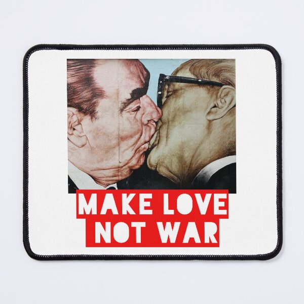 Item preview, MAKE LOVE NOT WAR KISS designed and sold by UtopicSlaps.