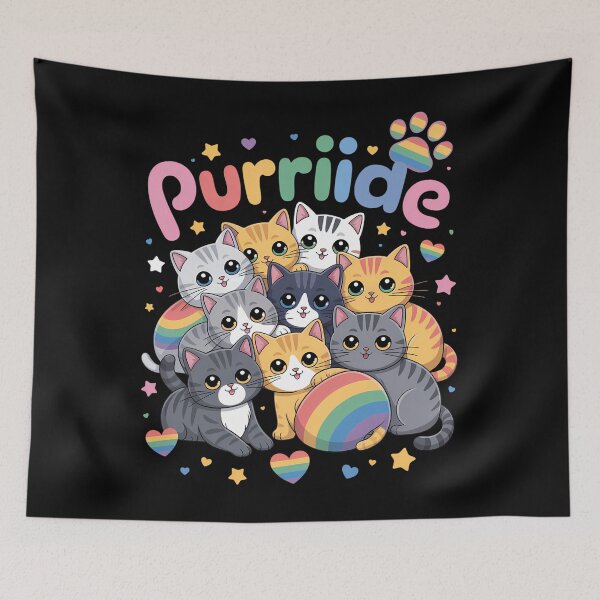 Item preview, Animal Lovers Cat Pride Allies LGBT designed and sold by Sunset4Bones.