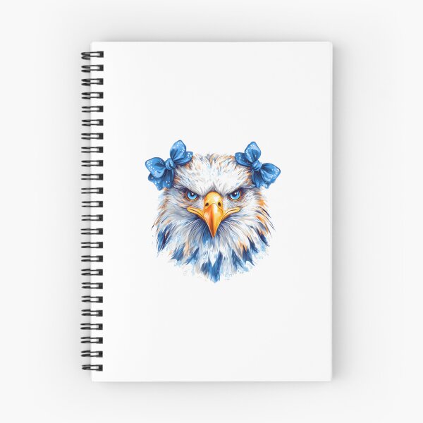 Item preview, Fierce & Cute Eagle with Bows T-Shirt - Unique Patriotic & Whimsical Animal Design designed and sold by Colorful-Garden.