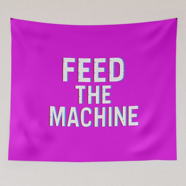 Item preview, Feed The Machine Glitch designed and sold by ArtComixHaven.