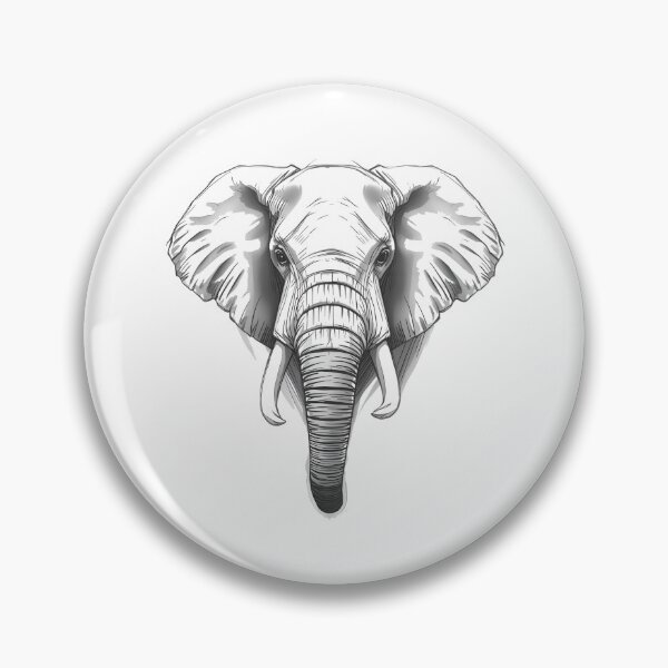Item preview, Elephant Front View – Majesty of Nature designed and sold by RAKO13.
