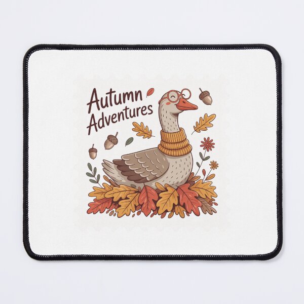 Item preview, Autumn adventures silly goose fall autumn vibes designed and sold by CanvasbyCaro.