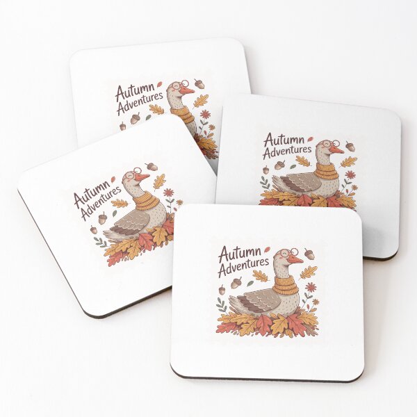 Item preview, Autumn adventures silly goose fall autumn vibes designed and sold by CanvasbyCaro.