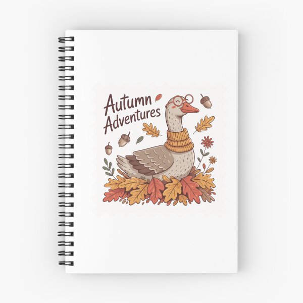 Item preview, Autumn adventures silly goose fall autumn vibes designed and sold by CanvasbyCaro.