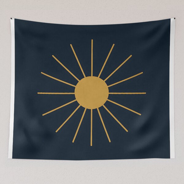 Item preview, Radiant Dawn – Minimalist Sunburst Abstraction designed and sold by SraotaStudio.