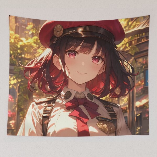 Item preview, Chisato Nishikigi Lycoris Recoil Anime Warm Urban Cafe Smile designed and sold by Williamhallano.