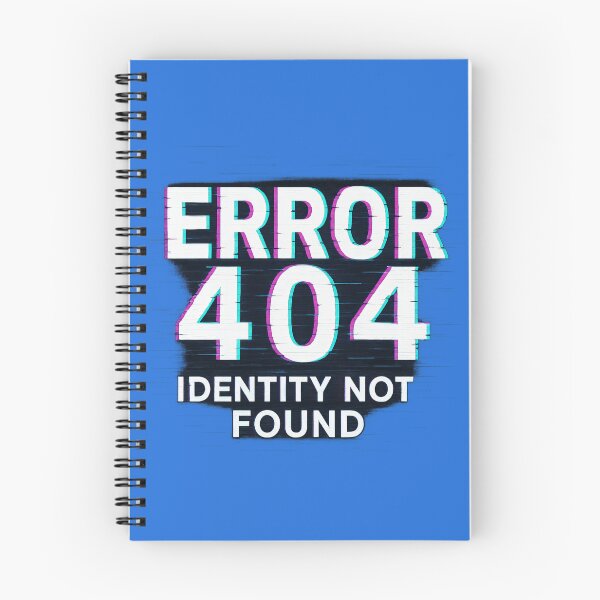 Item preview, Error 404 Identity Not Found Glitch designed and sold by ArtComixHaven.