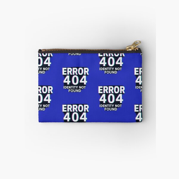 Item preview, Error 404 Identity Not Found Glitch designed and sold by ArtComixHaven.