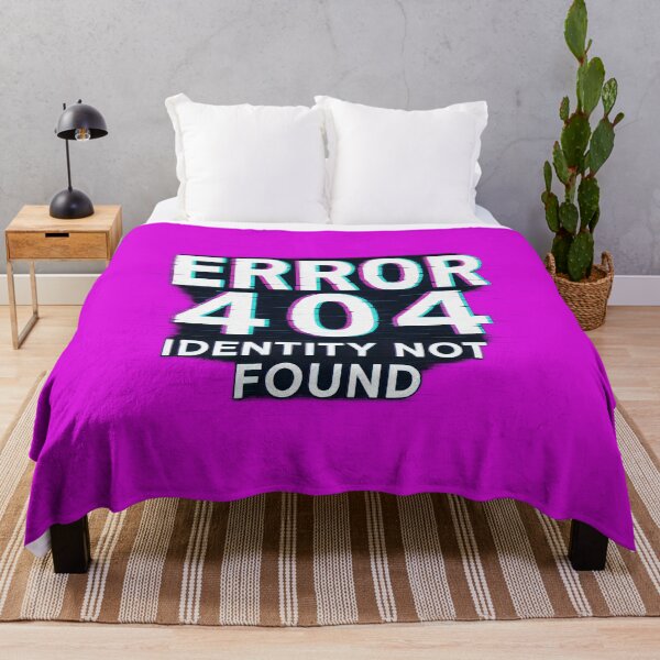 Item preview, Error 404 Identity Not Found Glitch designed and sold by ArtComixHaven.