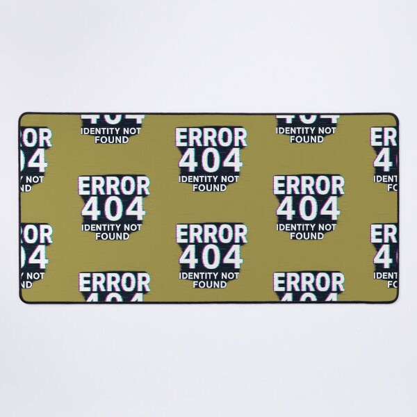 Item preview, Error 404 Identity Not Found Glitch designed and sold by ArtComixHaven.