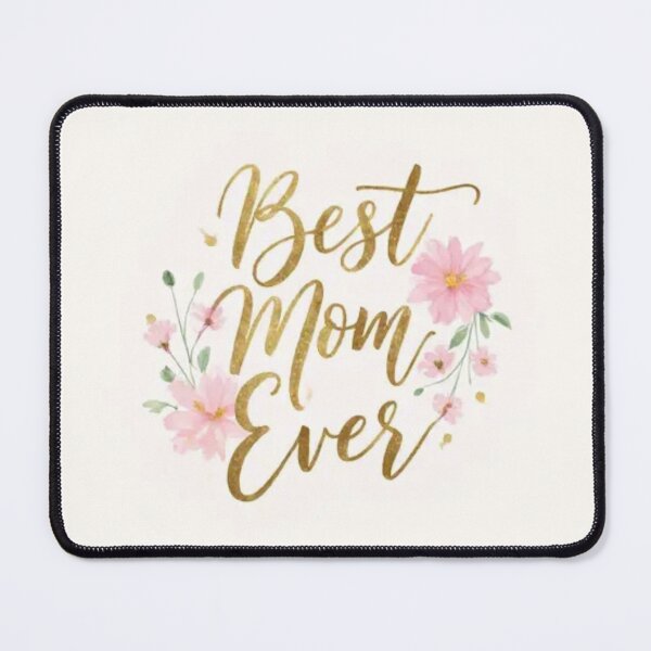 Item preview, Best Mom Ever – Floral Typography designed and sold by artsdesignpro.