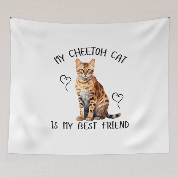 Item preview, My Cheetoh Cat Is My Best Friend designed and sold by Viikis.