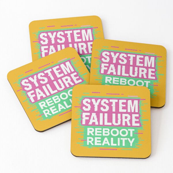 Item preview, System Failure Reboot Reality Glitch designed and sold by ArtComixHaven.