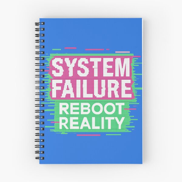 Item preview, System Failure Reboot Reality Glitch designed and sold by ArtComixHaven.