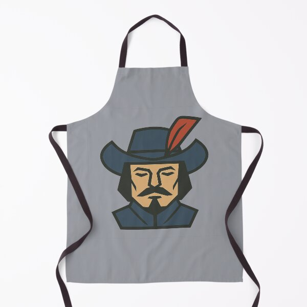 Item preview, Low-Poly Geometric Musketeer Head – Symmetrical Swashbuckler Design designed and sold by Bratak.