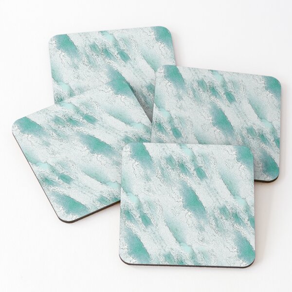 Item preview, Rustic Textured Abstract in Aqua designed and sold by Artistestella.