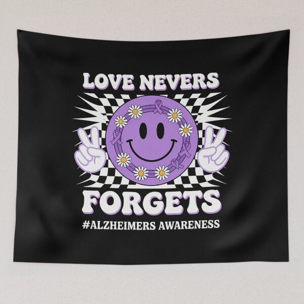 Item preview, End Alz Love Never Forgets Dementia Alzheimer's Awareness designed and sold by Sunset4Bones.