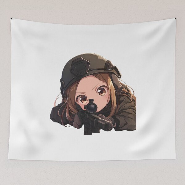 Item preview, Chibi Takagi Teasing Master Sniper Cute Kawaii designed and sold by Williamhallano.