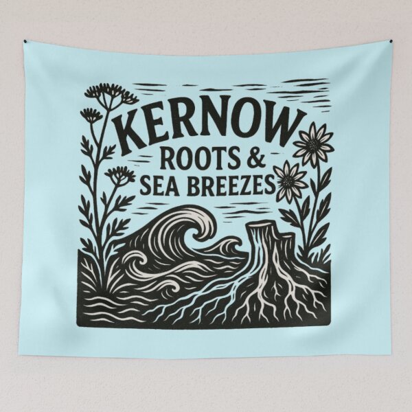 Item preview, Kernow roots and sea breezes designed and sold by PiskieChicGifts.