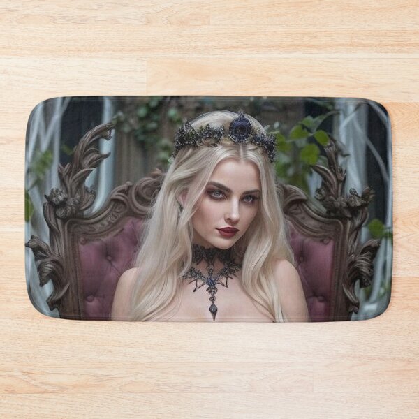 Item preview, Celestial Gothic Fairy – Dark Fantasy Queen with Black Rose Crown designed and sold by MissSaylor.