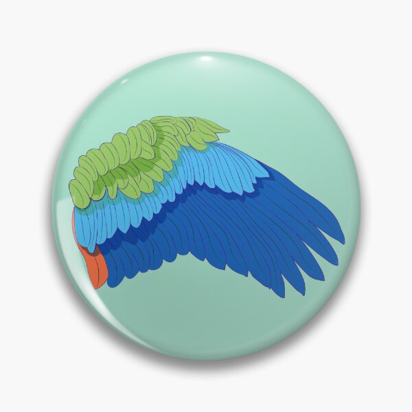 Item preview, Right Parrot Wing Colorful Feather Illustration designed and sold by Bambooartist.