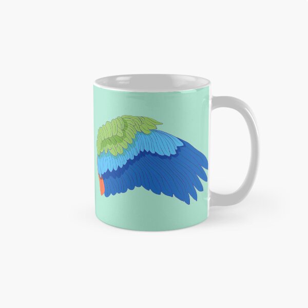 Item preview, Right Parrot Wing Colorful Feather Illustration designed and sold by Bambooartist.
