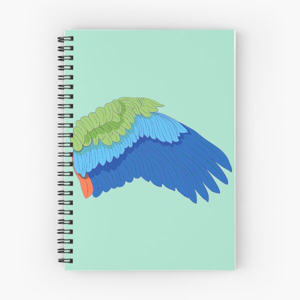 Item preview, Right Parrot Wing Colorful Feather Illustration designed and sold by Bambooartist.