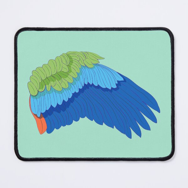Item preview, Right Parrot Wing Colorful Feather Illustration designed and sold by Bambooartist.