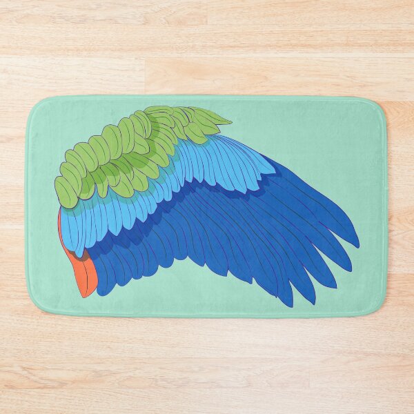 Item preview, Right Parrot Wing Colorful Feather Illustration designed and sold by Bambooartist.