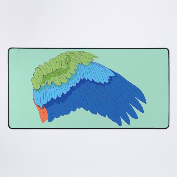 Item preview, Right Parrot Wing Colorful Feather Illustration designed and sold by Bambooartist.