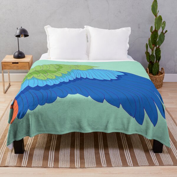 Item preview, Right Parrot Wing Colorful Feather Illustration designed and sold by Bambooartist.