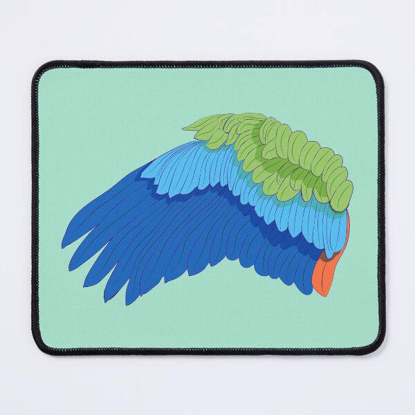 Item preview, Colorful Parrot Feather Left Wing Design designed and sold by Bambooartist.