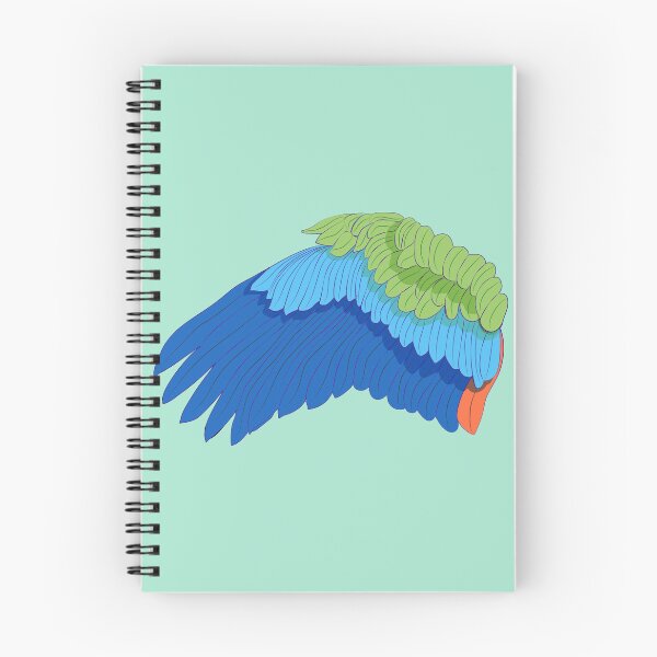 Item preview, Colorful Parrot Feather Left Wing Design designed and sold by Bambooartist.